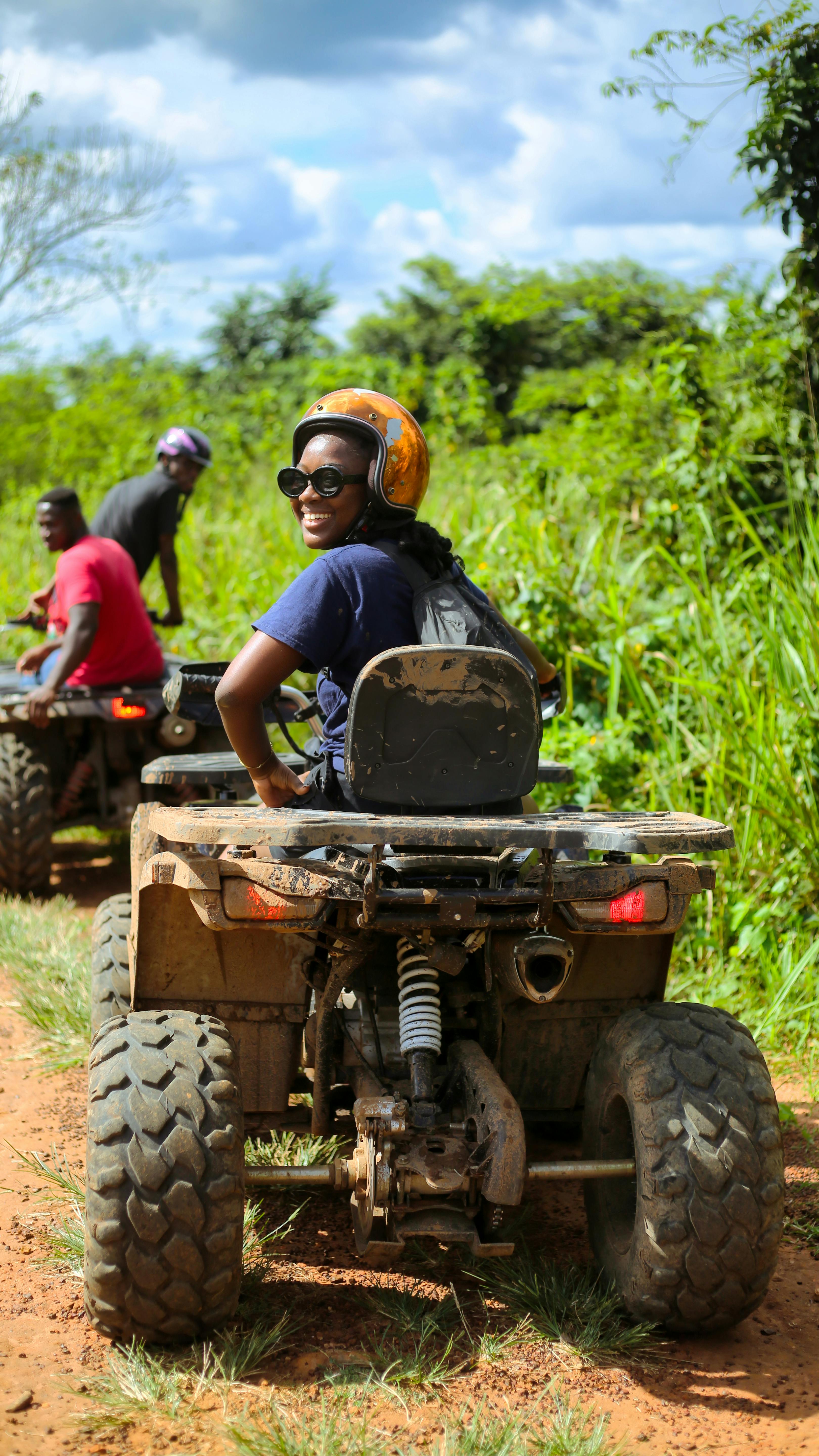 ATV Riding and Waterfall Visit Experience In Aburi, Ghana